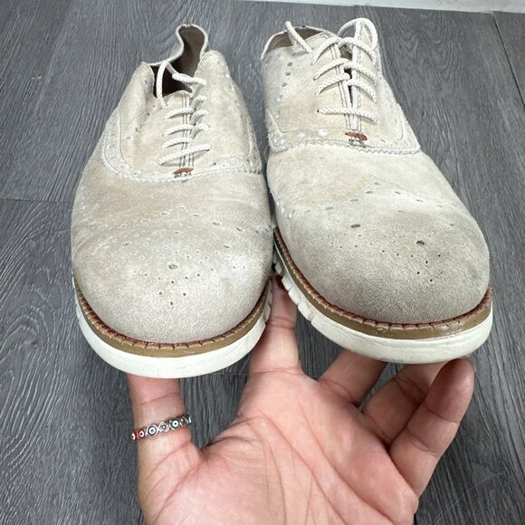 Cole Haan Men\'s ZERØGRAND Wingtip Brogue Nubuck Oxfords Size 10 Men\'s Shoes main image 4